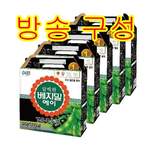 현명한 우파스 | 2023년 최고의 선택  담백한 베지밀A 검은콩두유 190ml x 80팩 최신 트렌드 상품